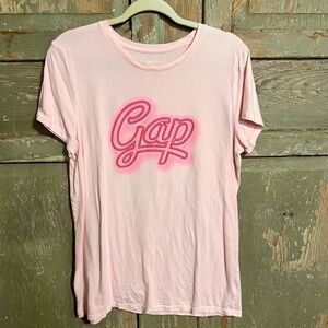 GAP Short Sleeve Pink Tee